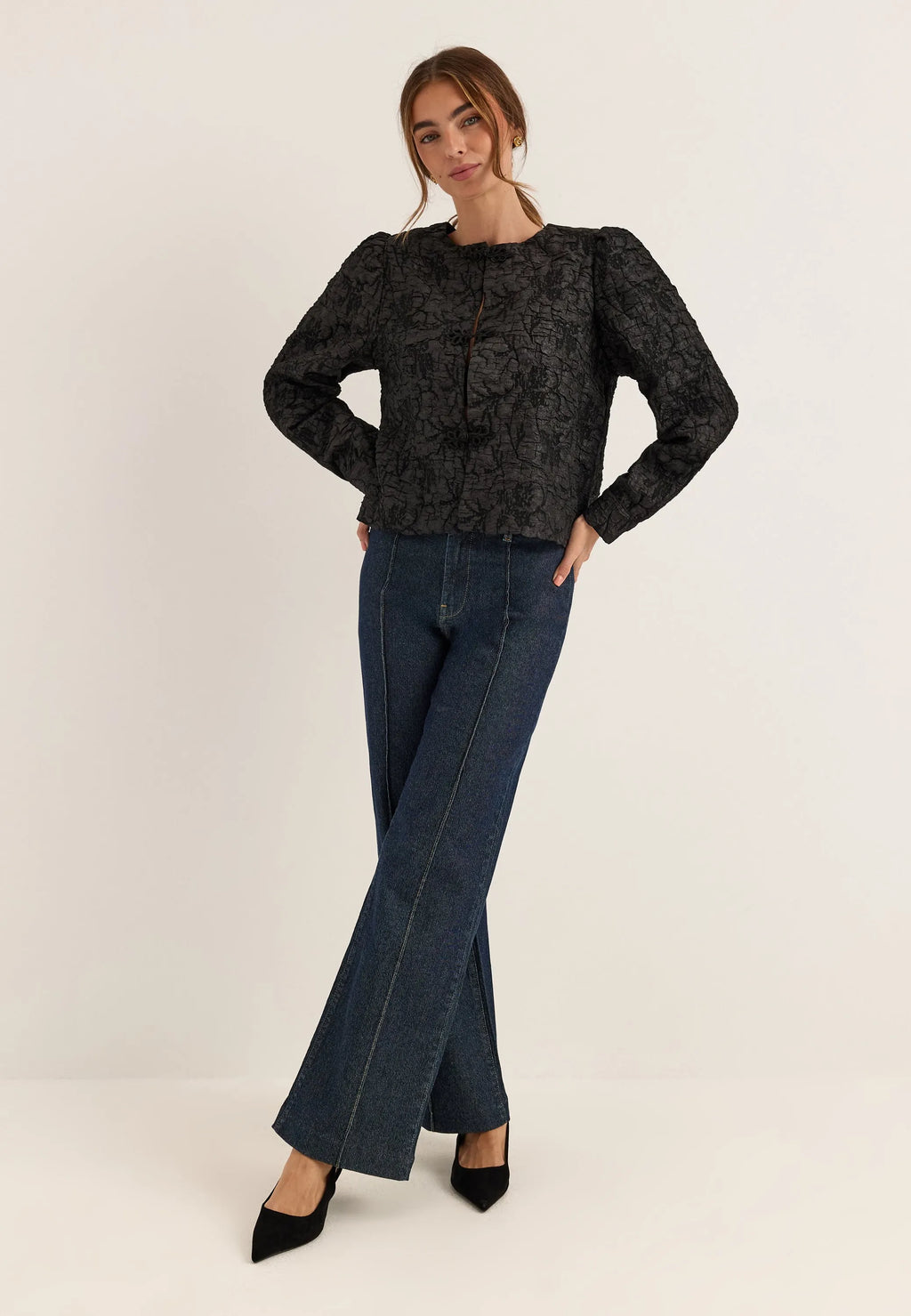 Remake Knot Buttons Jacket