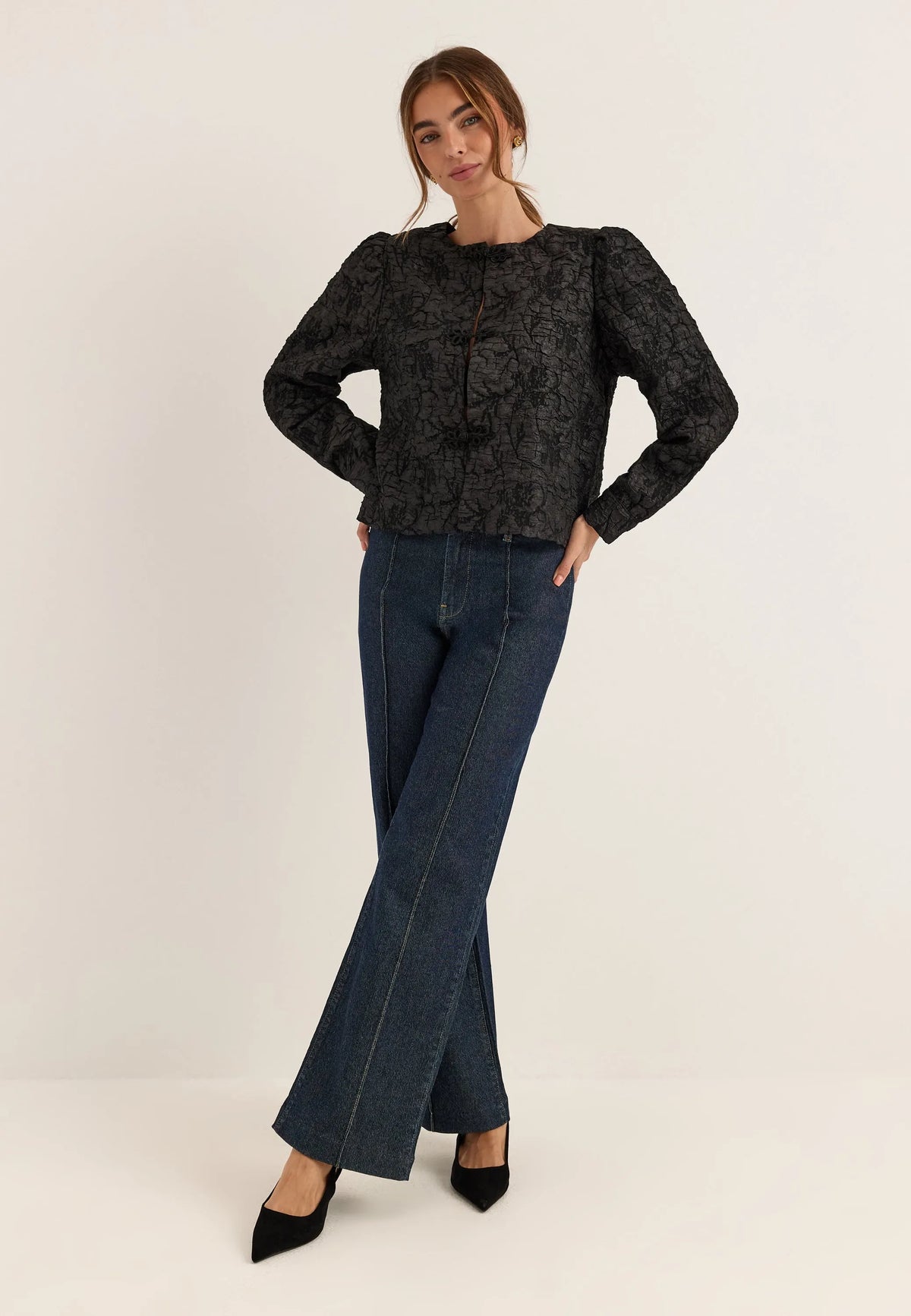 Remake Knot Buttons Jacket
