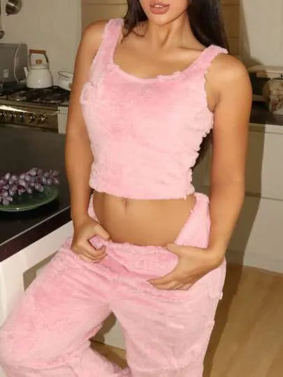 Cozy Fluffy Loungewear Set