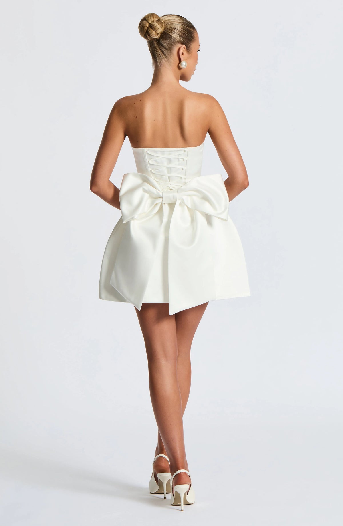 Abbey Mini Dress - Ivory