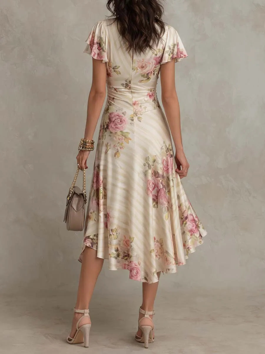 Vintage Midi Dress in chiffon, Unbeatable Price