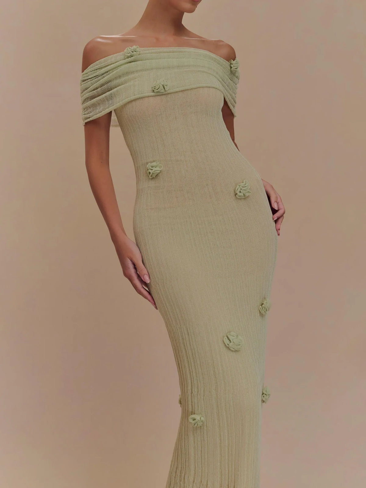 Orchid Knit Maxi Dress