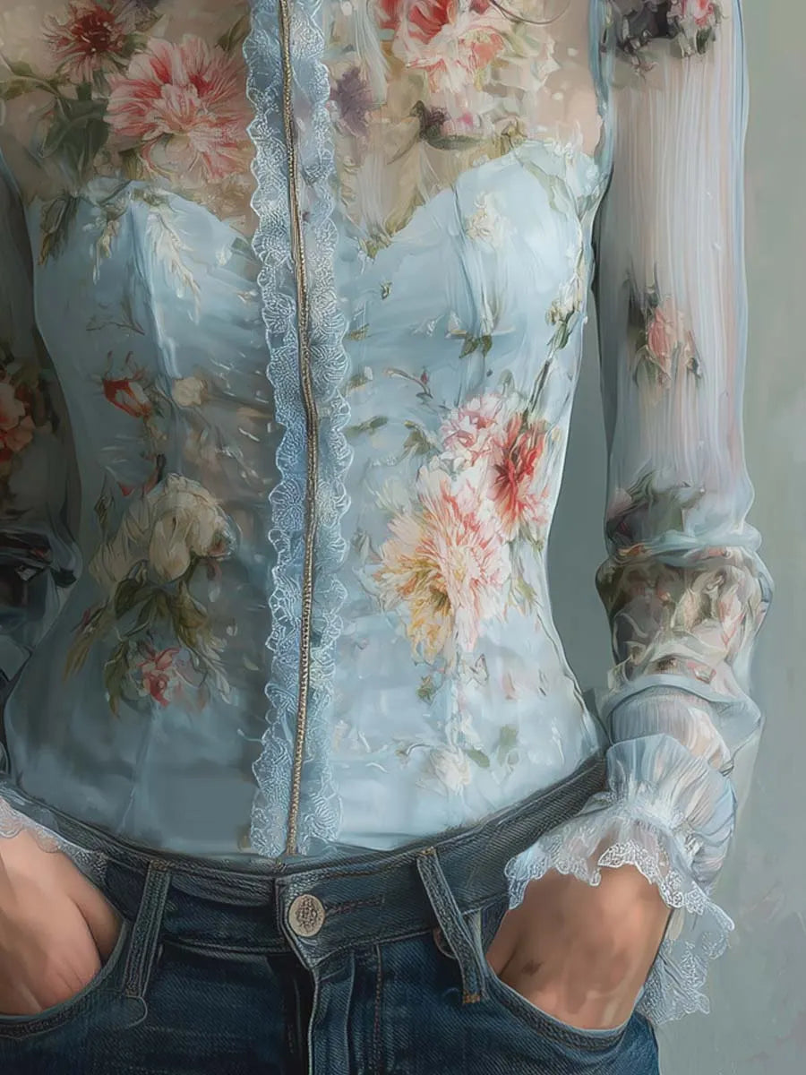 Vintage Blouse in lace, Best Value