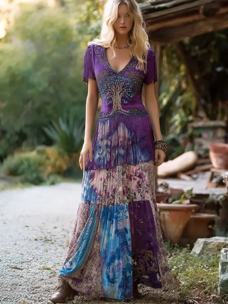 Boho Maxi Dress in premium, Smart Price