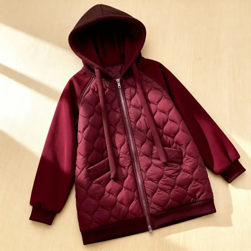 NATALIE | QUILTED HOODIE JACKET