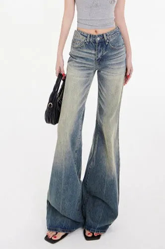 Low Rise Flared Vintage Jeans