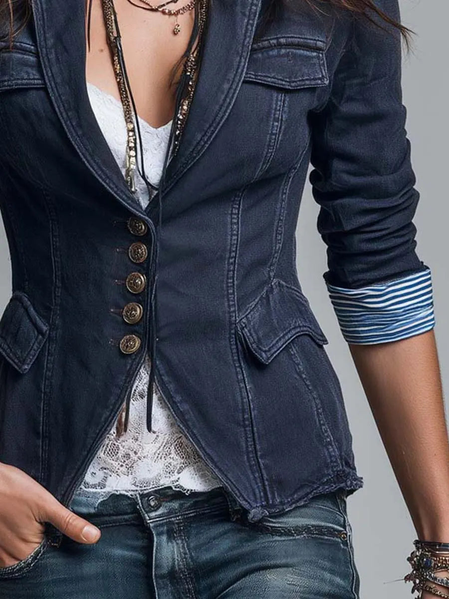 Blazer with denim – Smart Price