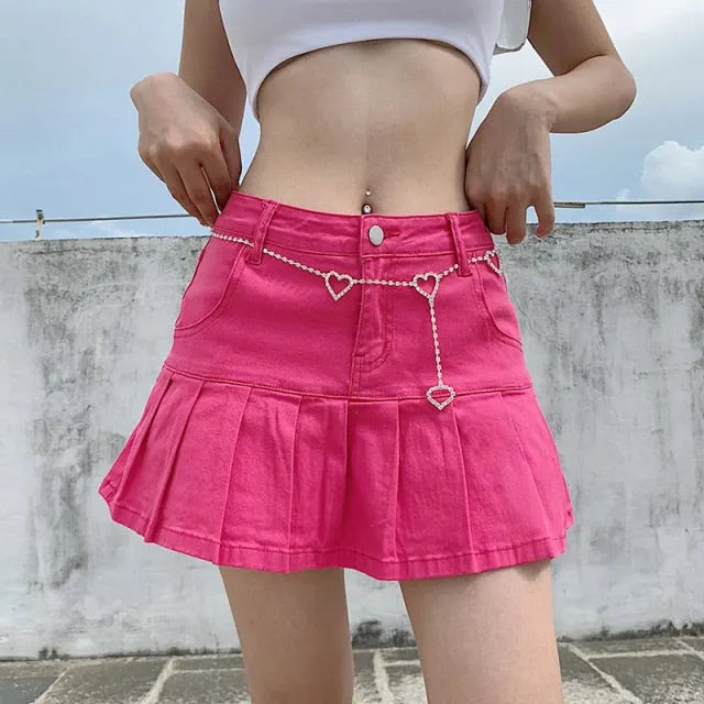 Fashion Y2K Demin Skirt
