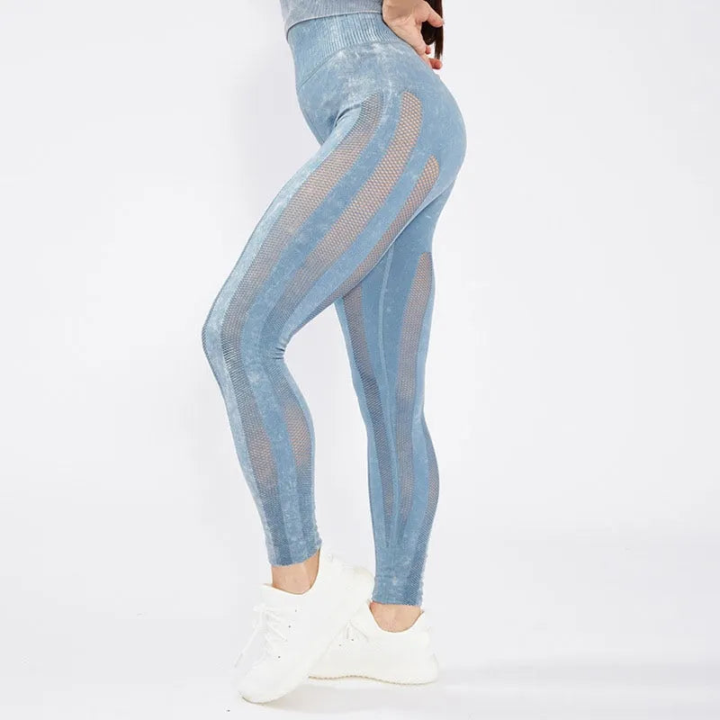 KittenAlarm - Mojoyce Fitness Leggings Women High Waist Yoga Pants Push Up Gym Tights Sport Seamless Workout Running Leg