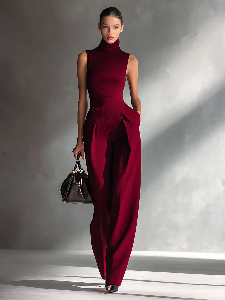 Chic Jumpsuit in linen, Premium Look