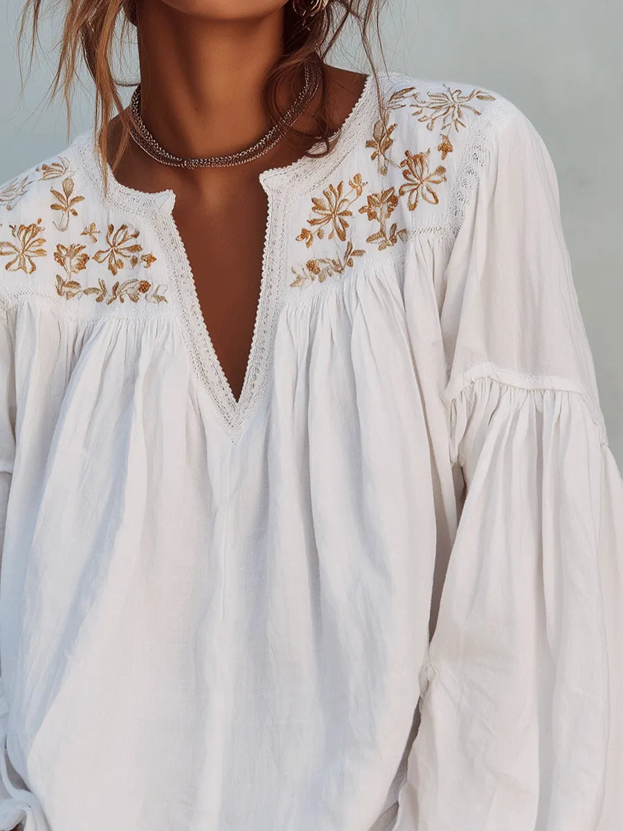 Blouse with cotton – Premium Look