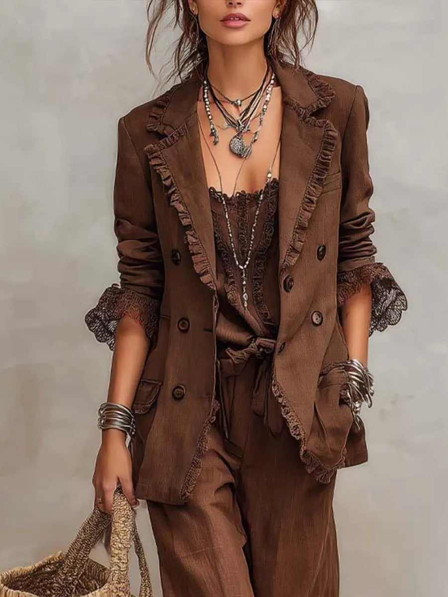Vintage Blazer in linen, Smart Price