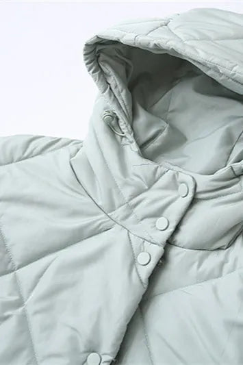 Padded Longline Hooded Puffer Coat