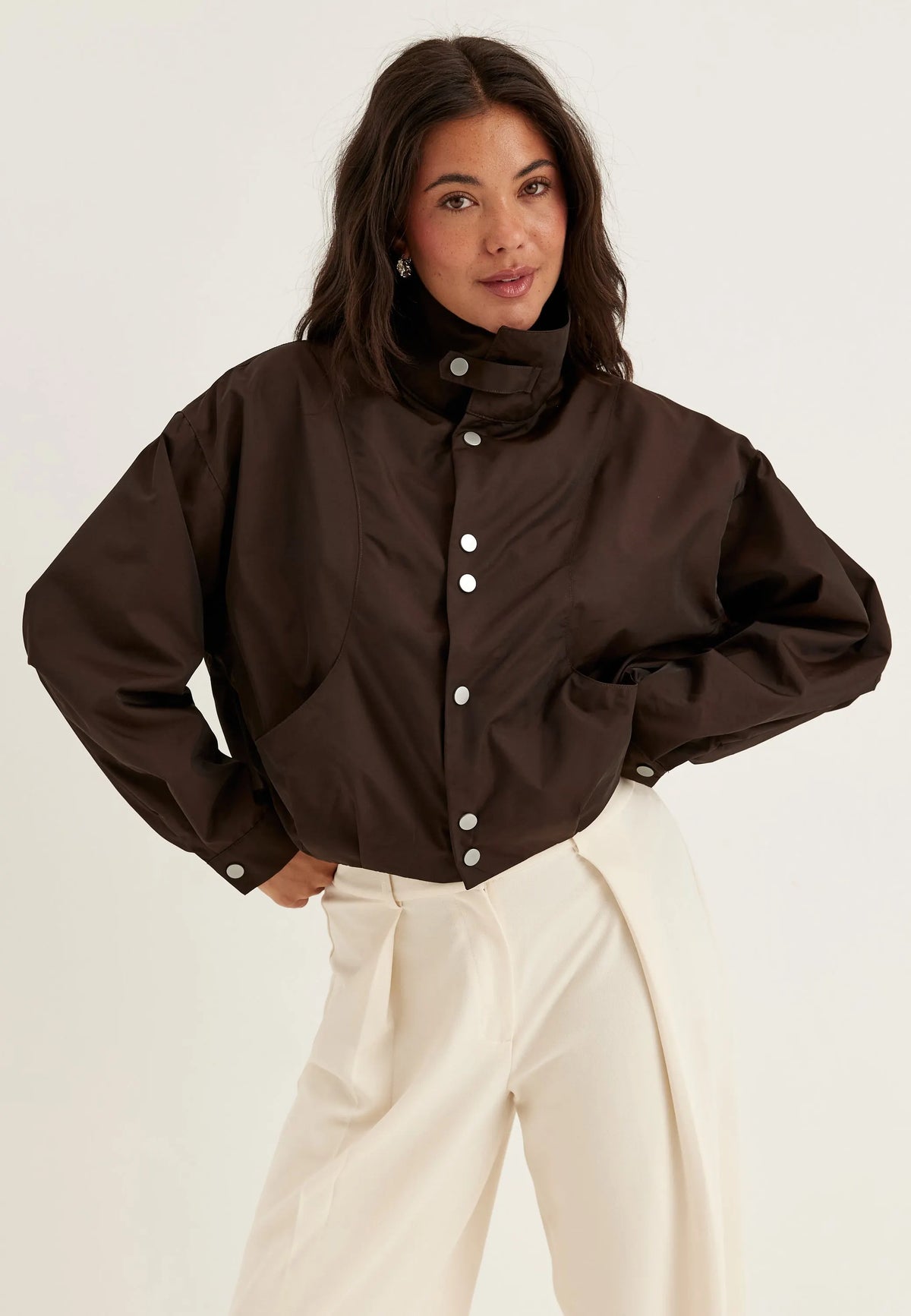 Short High Collar Jacket