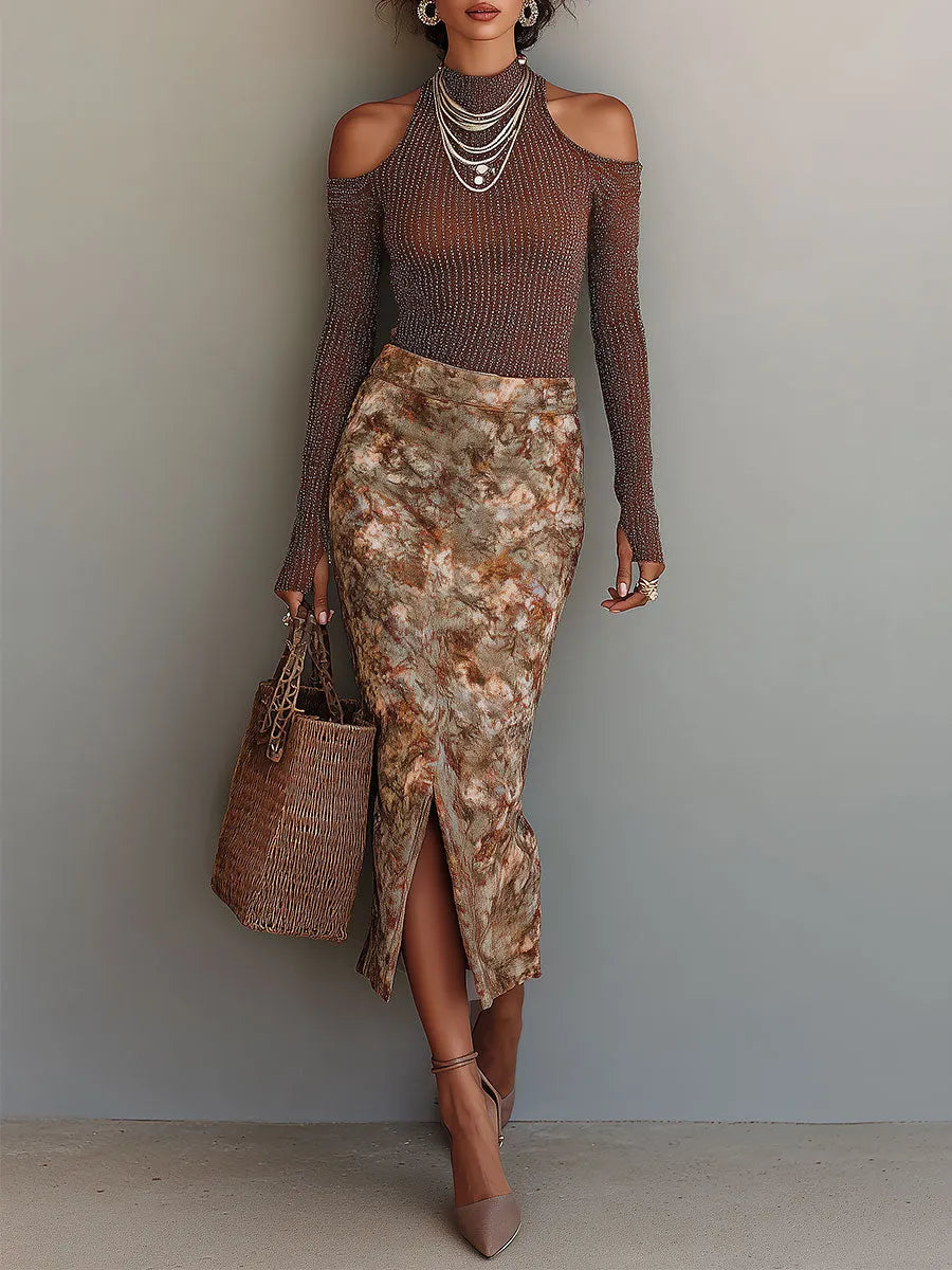 Retro Skirt in premium, Designer Aesthetic