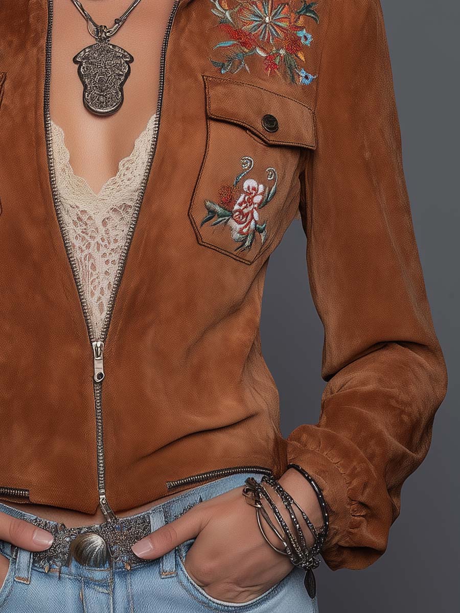 Jacket That Flatters – Vintage & suede
