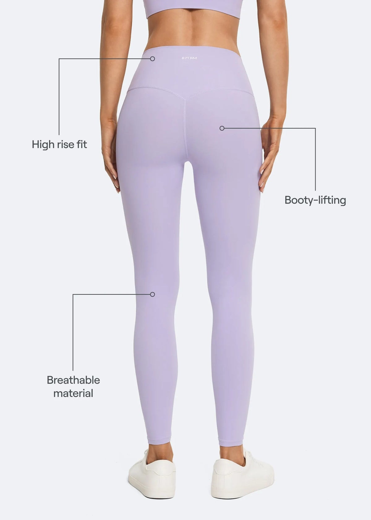Premium High-Waisted ⅞-Length Leggings for a Sleek, Sculpted Look