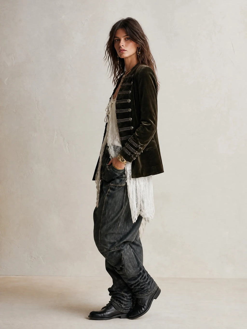 Chic Jacket in velvet, Unbeatable Price