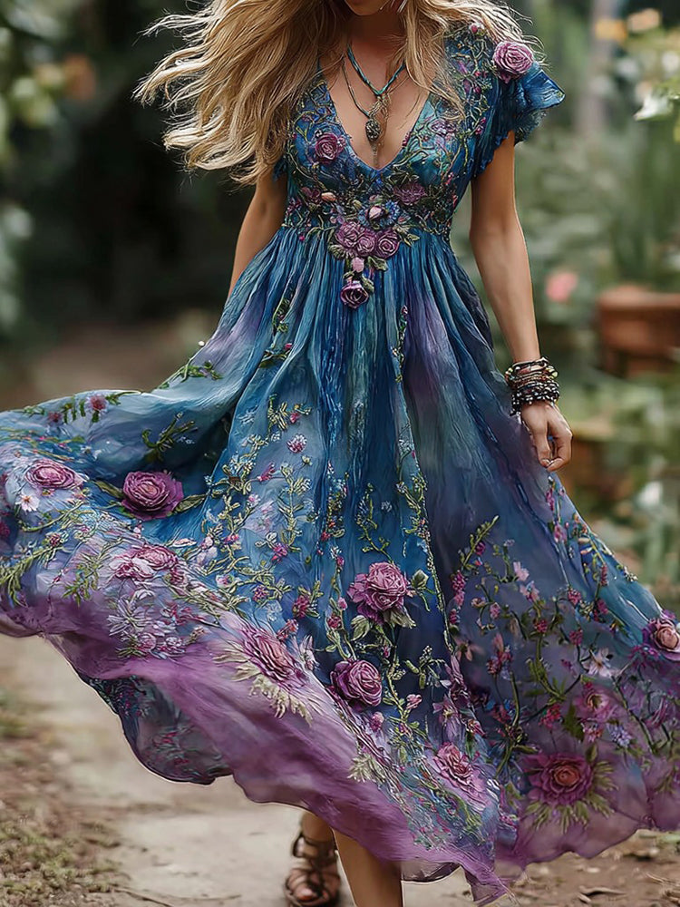 Elevated Maxi Dress – Retro, Budget-Friendly