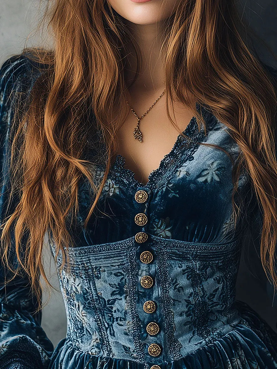 Vintage Blouse in velvet, Unbeatable Price
