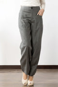 Loose fitting lantern linen pants 6231