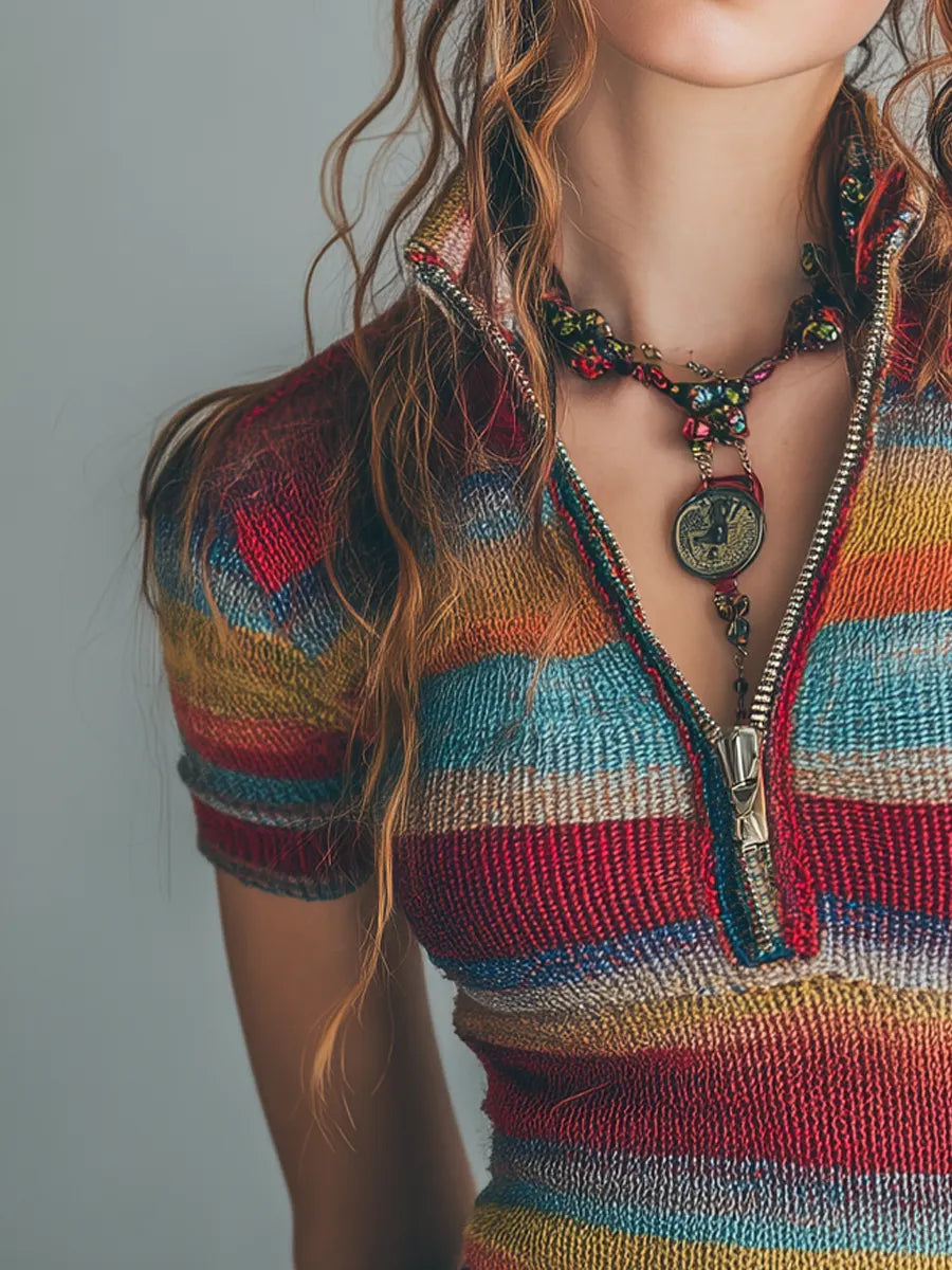 Blouse with soft knit – Smart Price