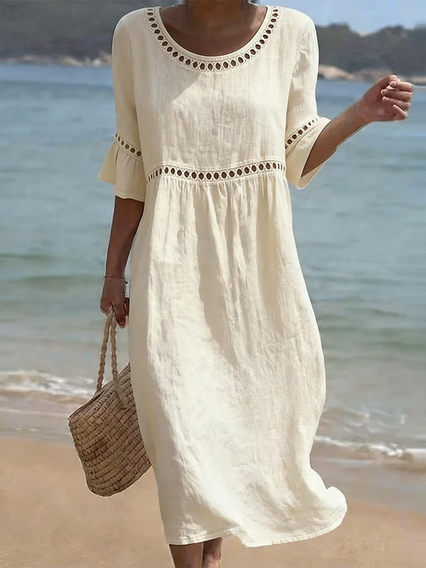 Dress with linen – Designer Aesthetic