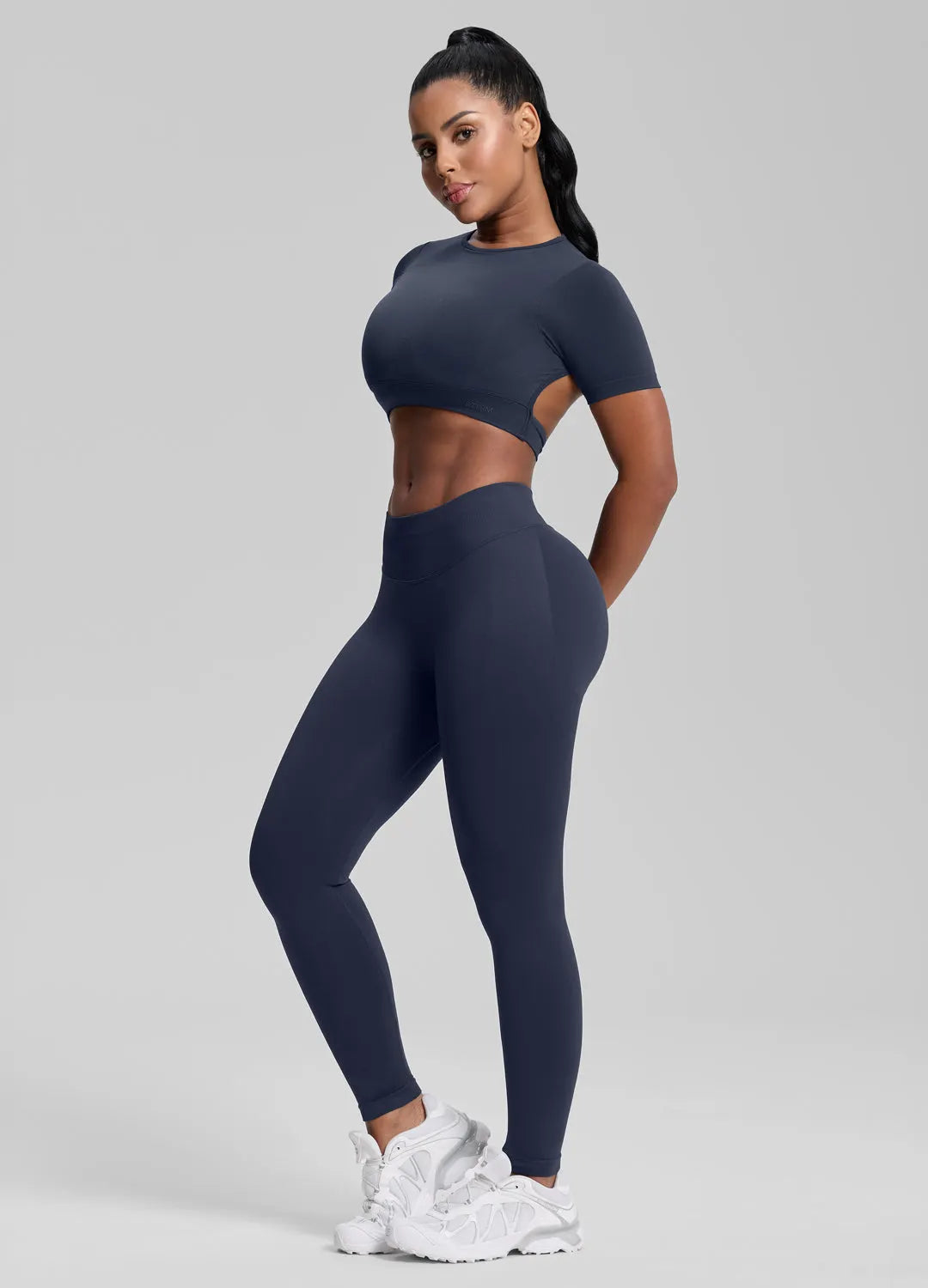 Sculpt High-Waisted Butt-Lifting Leggings with Tummy Control & Shaping for Training