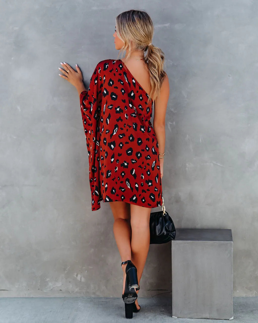 Trade Winds Printed One Shoulder Statement Dress - FINAL SALE