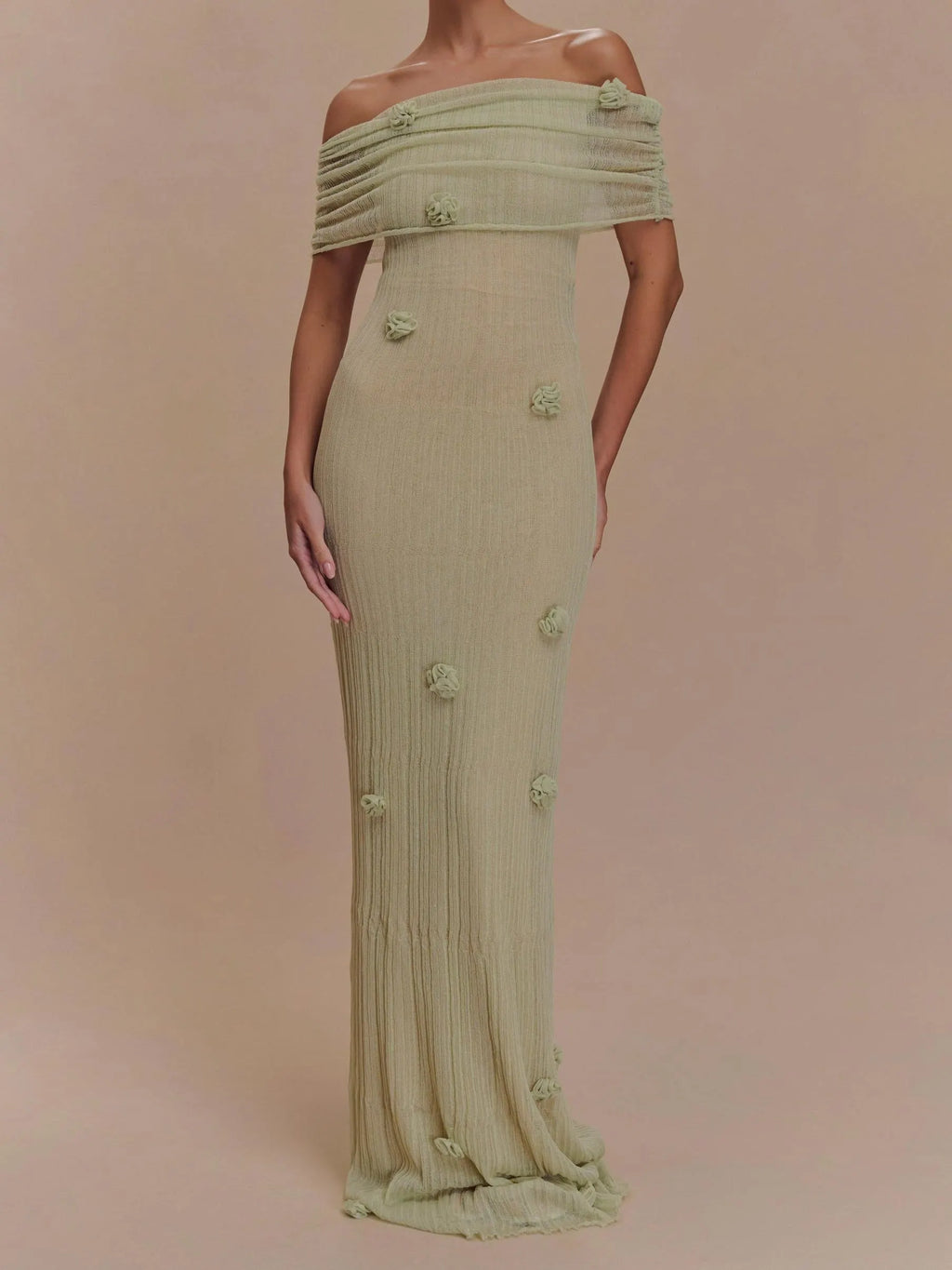 Orchid Knit Maxi Dress