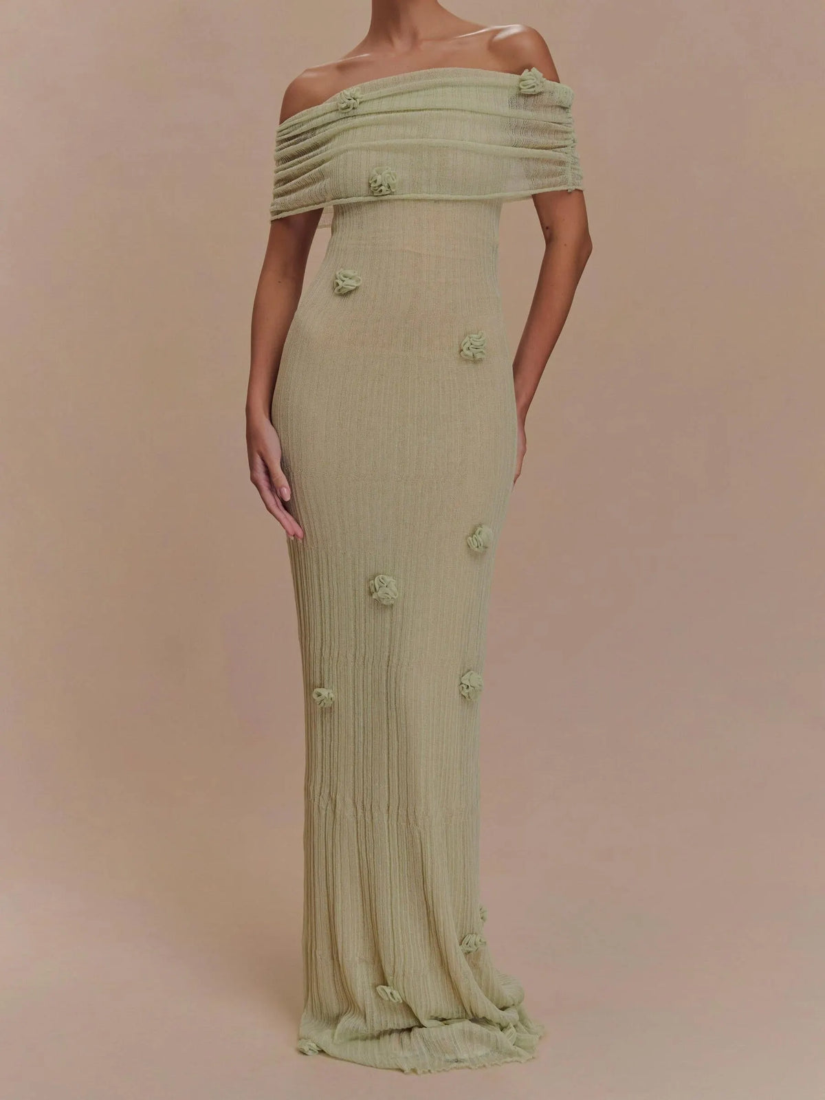 Orchid Knit Maxi Dress