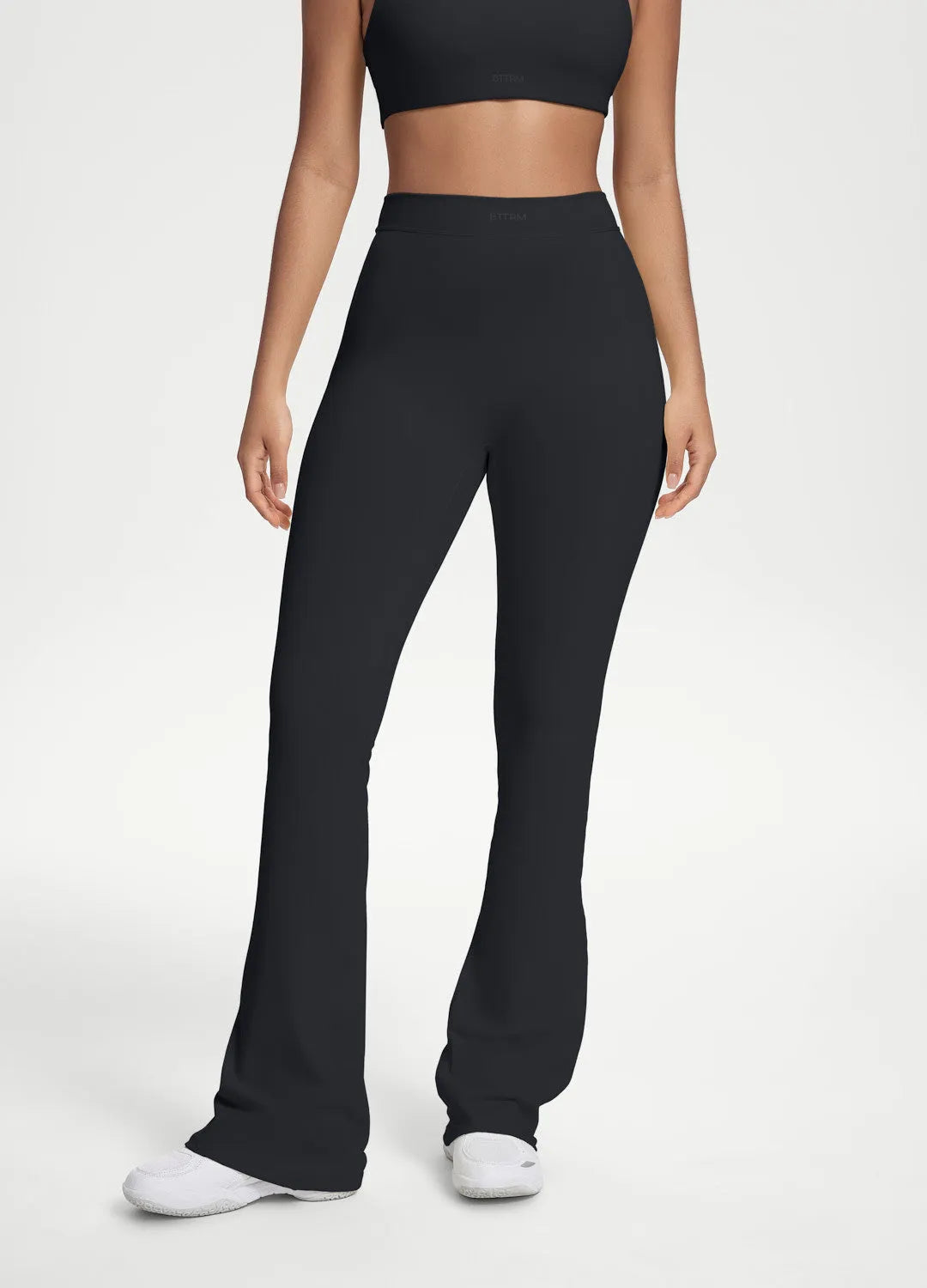 Scrunch-Back Flare Leggings