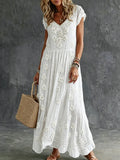 Chic Maxi Dress in linen, Affordable Luxury