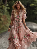 Maxi Dress with lace – Designer Aesthetic