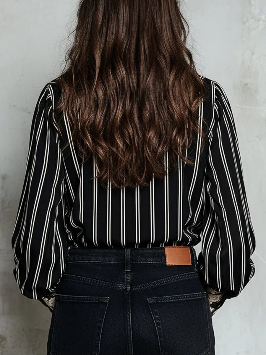 Retro Blouse in soft, Affordable Luxury