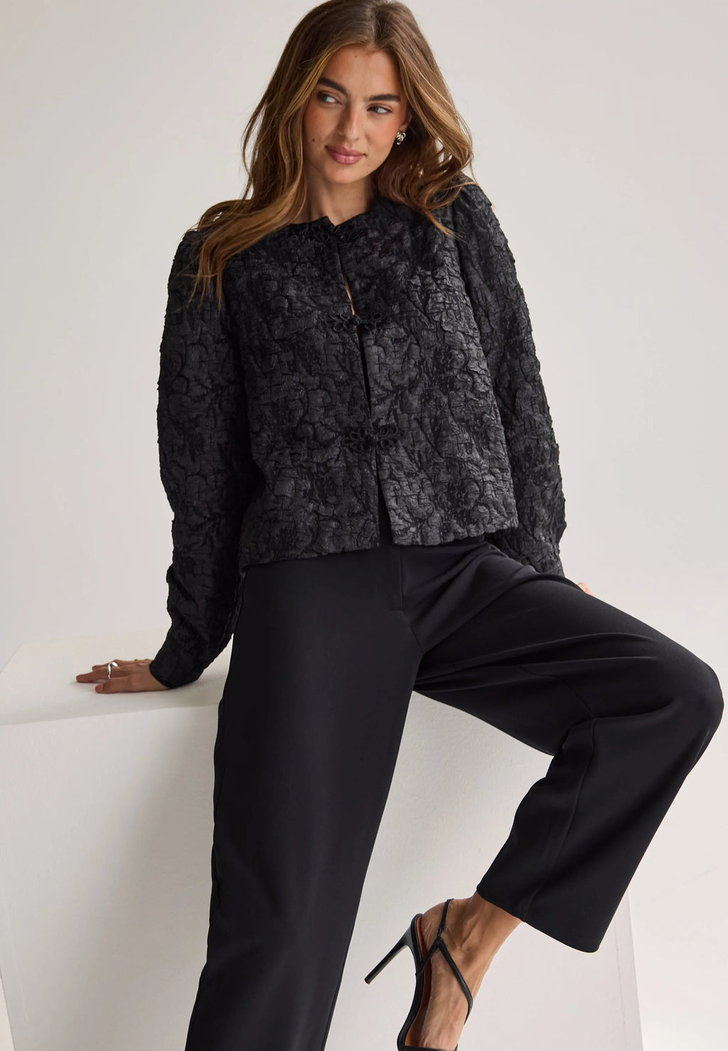Remake Knot Buttons Jacket