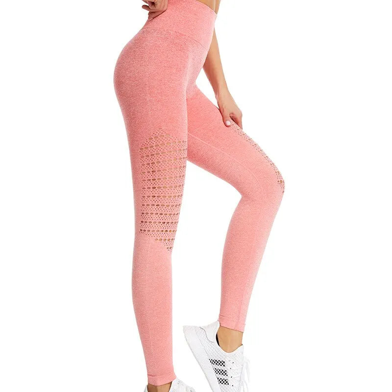 KittenAlarm - Mojoyce Gradient Yoga Pants Women Fitness Gym Leggings Sports High Waist Push Up Tights Workout Running Le