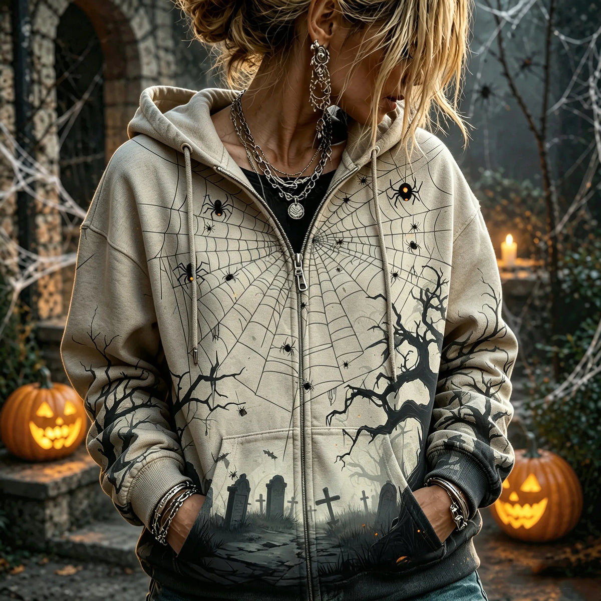 Retro Hoodie – Boo-tiful Halloween
