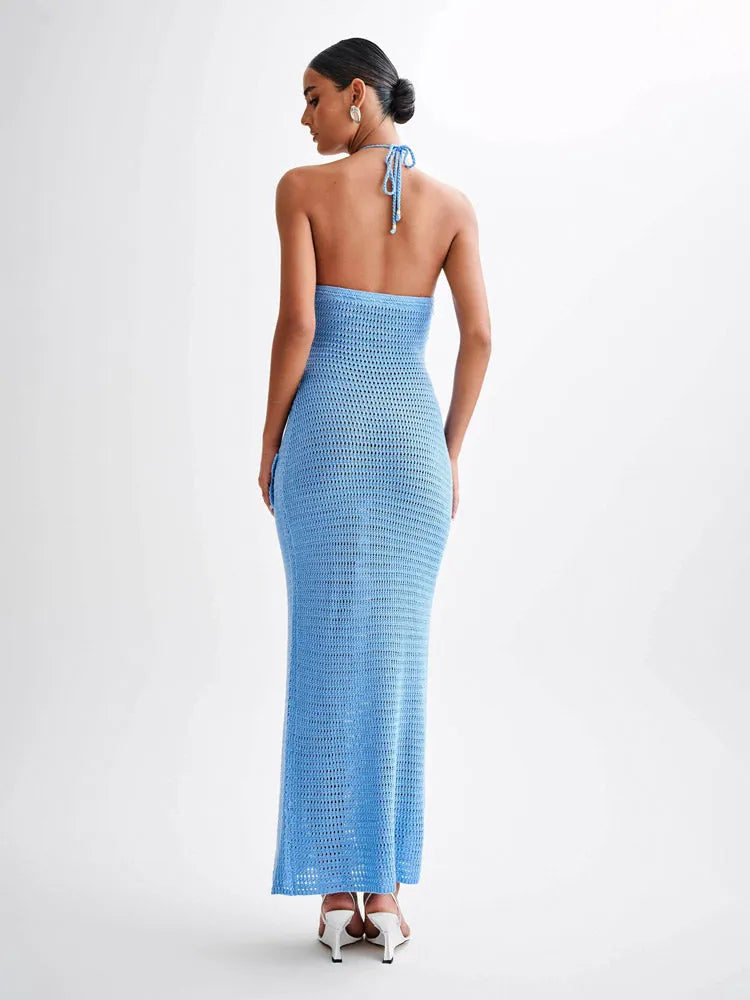 Kyla Floral Crochet Maxi Dress