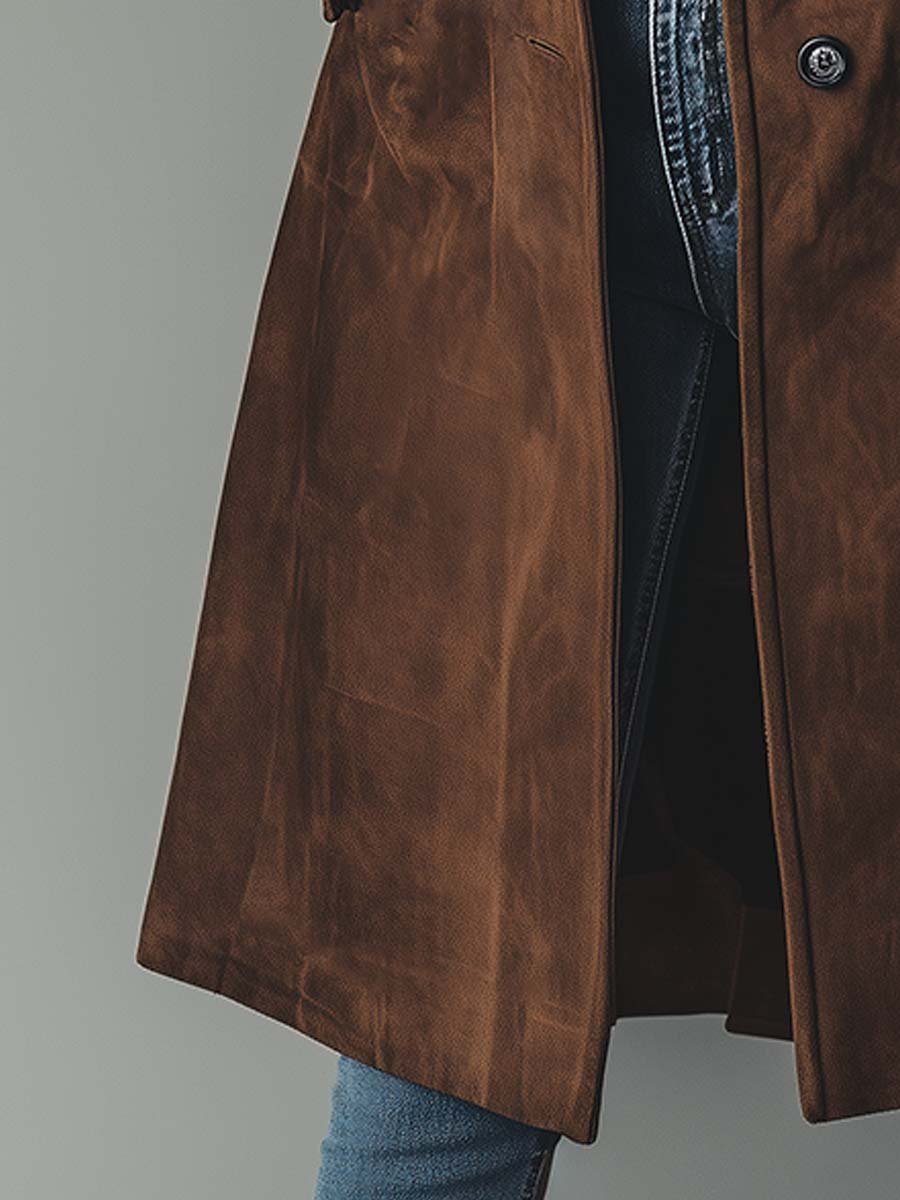 Coat with suede – Premium Look