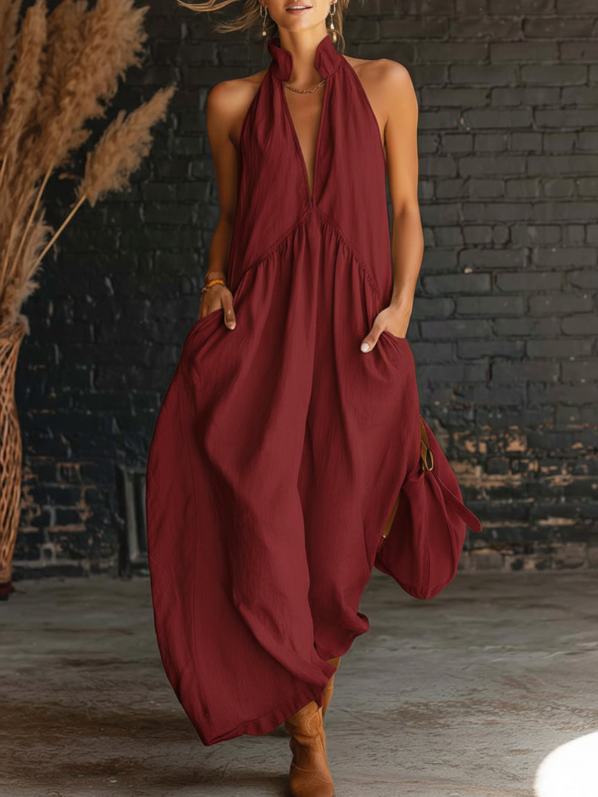 Elegant Dress in cotton, Premium Look