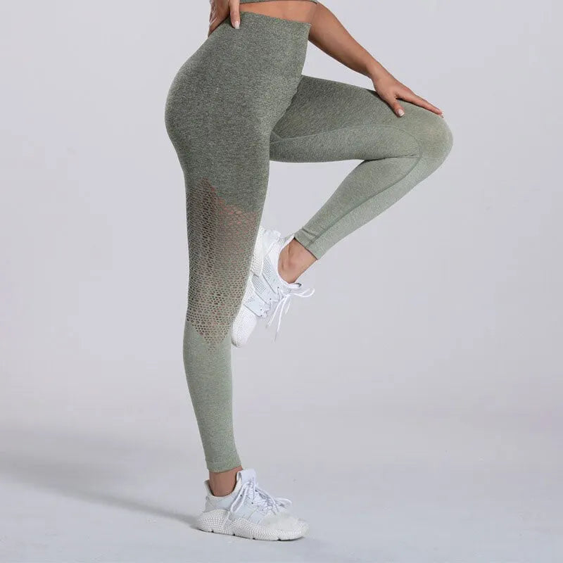 KittenAlarm - Mojoyce Gradient Yoga Pants Women Fitness Gym Leggings Sports High Waist Push Up Tights Workout Running Le