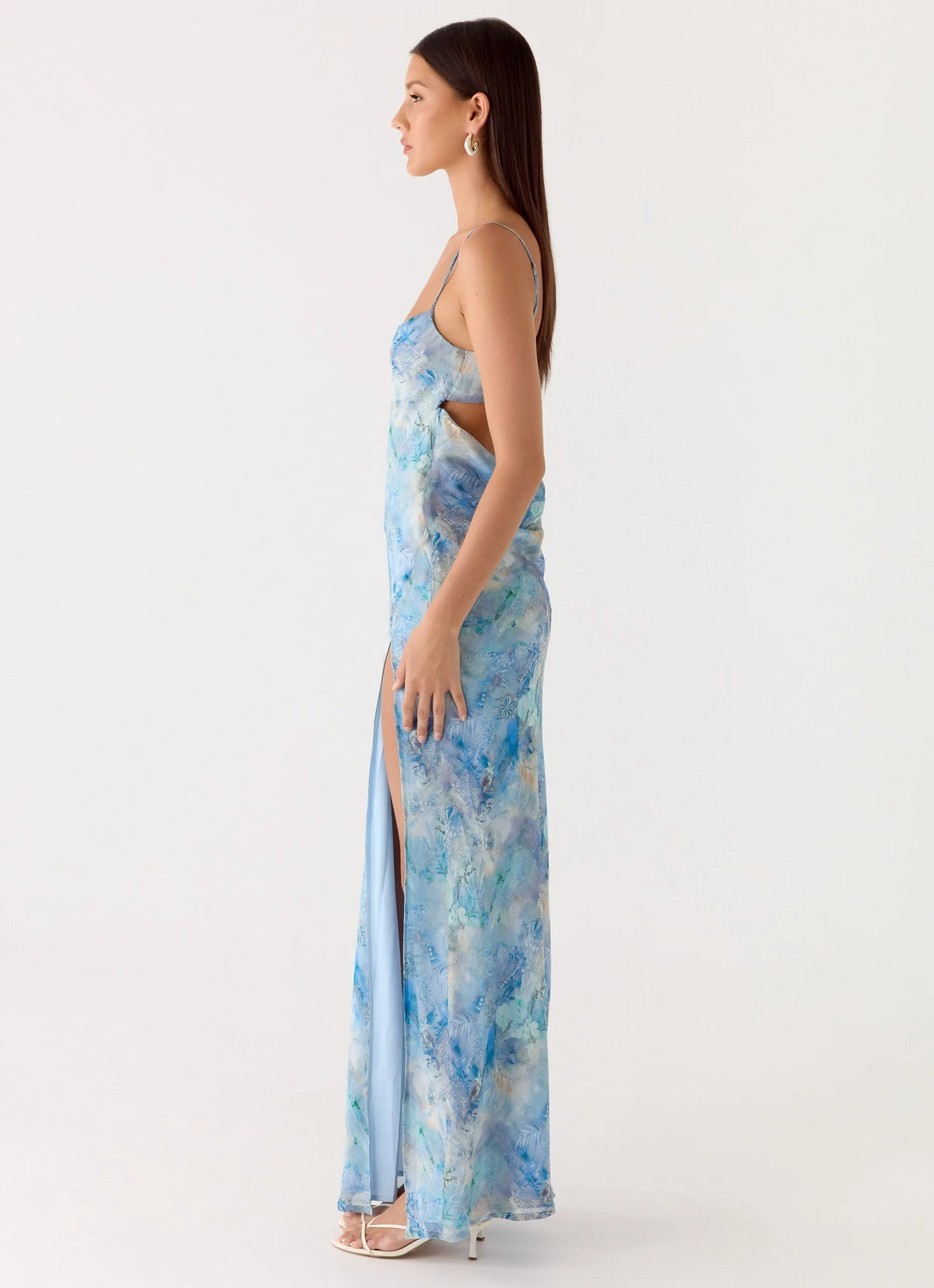 Alouette Maxi Dress Aqua Paisley