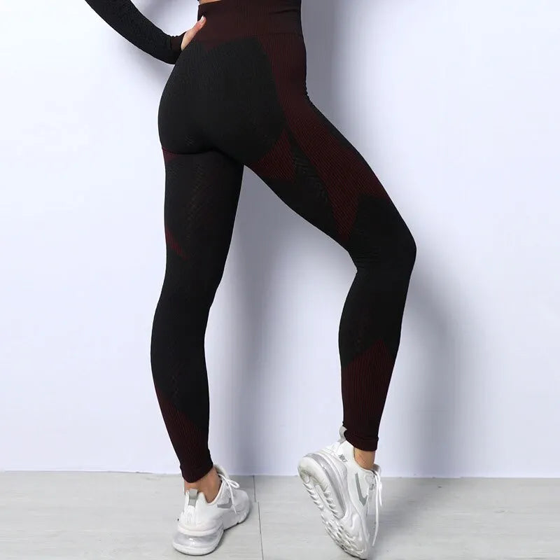 KittenAlarm - Mojoyce Sports Leggings Women Fitness Yoga Pants Workout Seamless Pants Push Up Running Tights High Waist 
