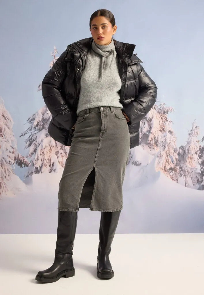 Semi Shiny Padded Jacket