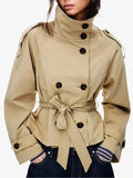 Cath | Short Belted Trench Coat
