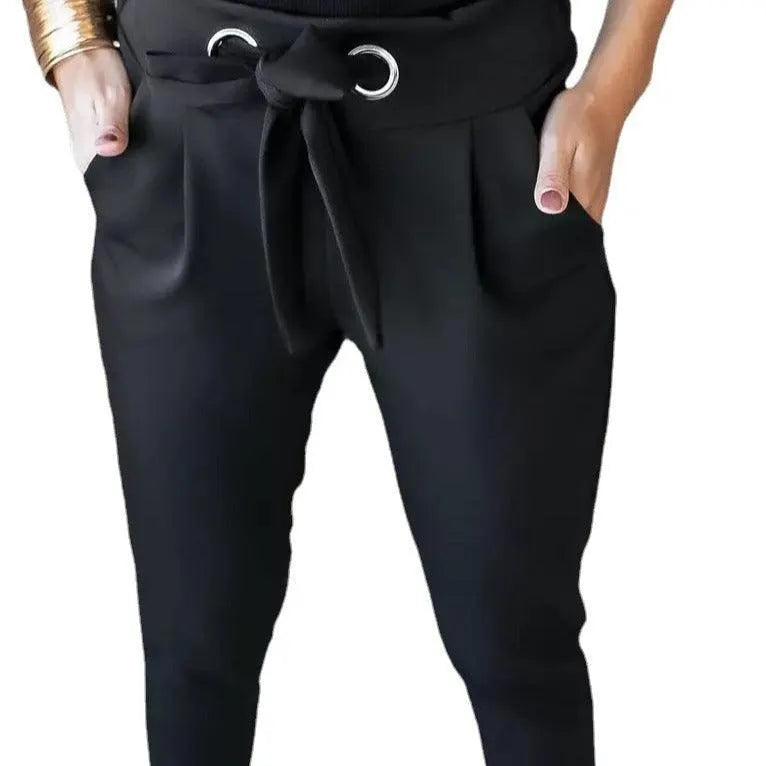 KittenAlarm - Cassandra Solid Eyelet Pants