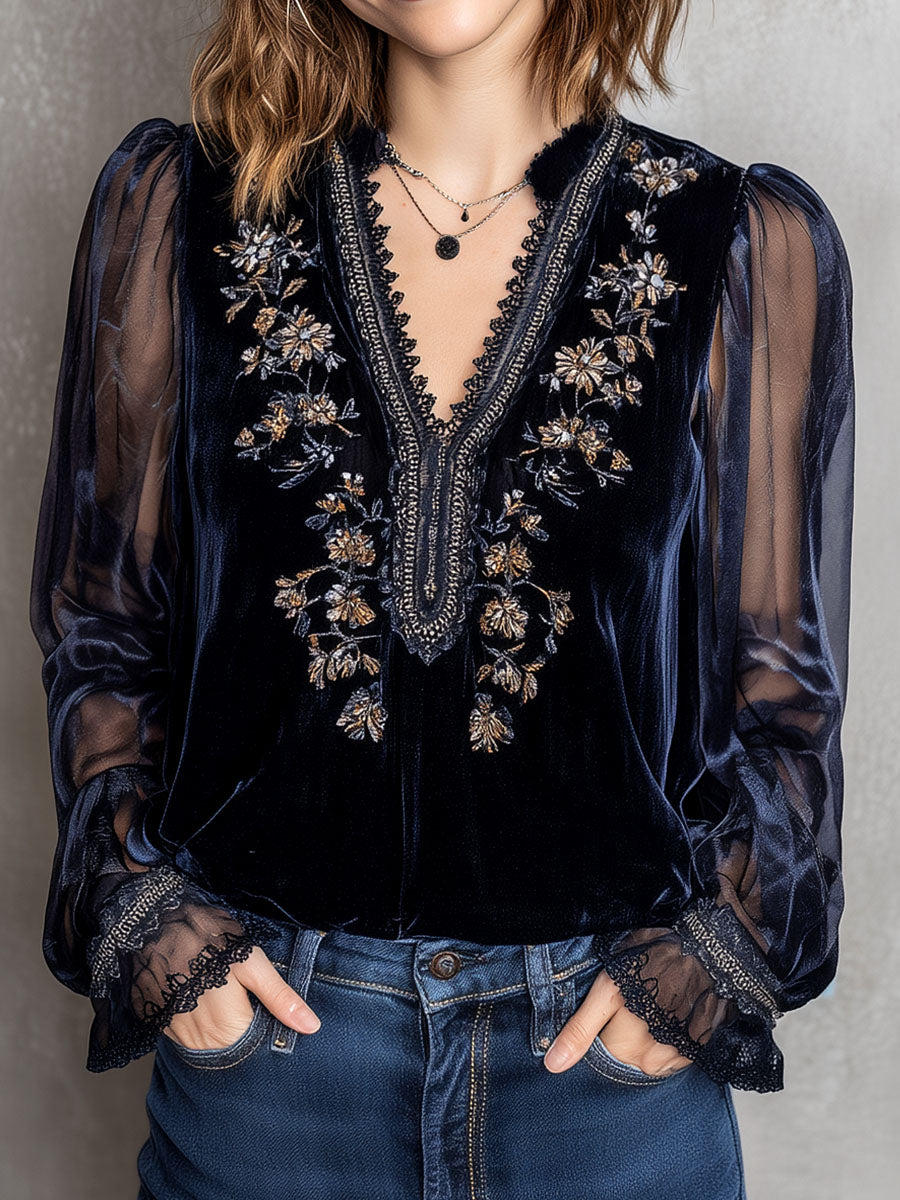 Blouse That Flatters – Chic & velvet