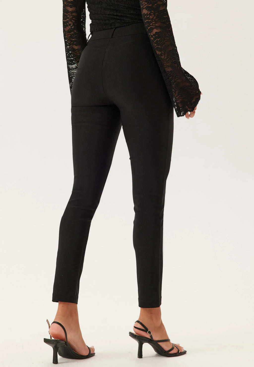 Stretchy Ankle Push-Up Trousers