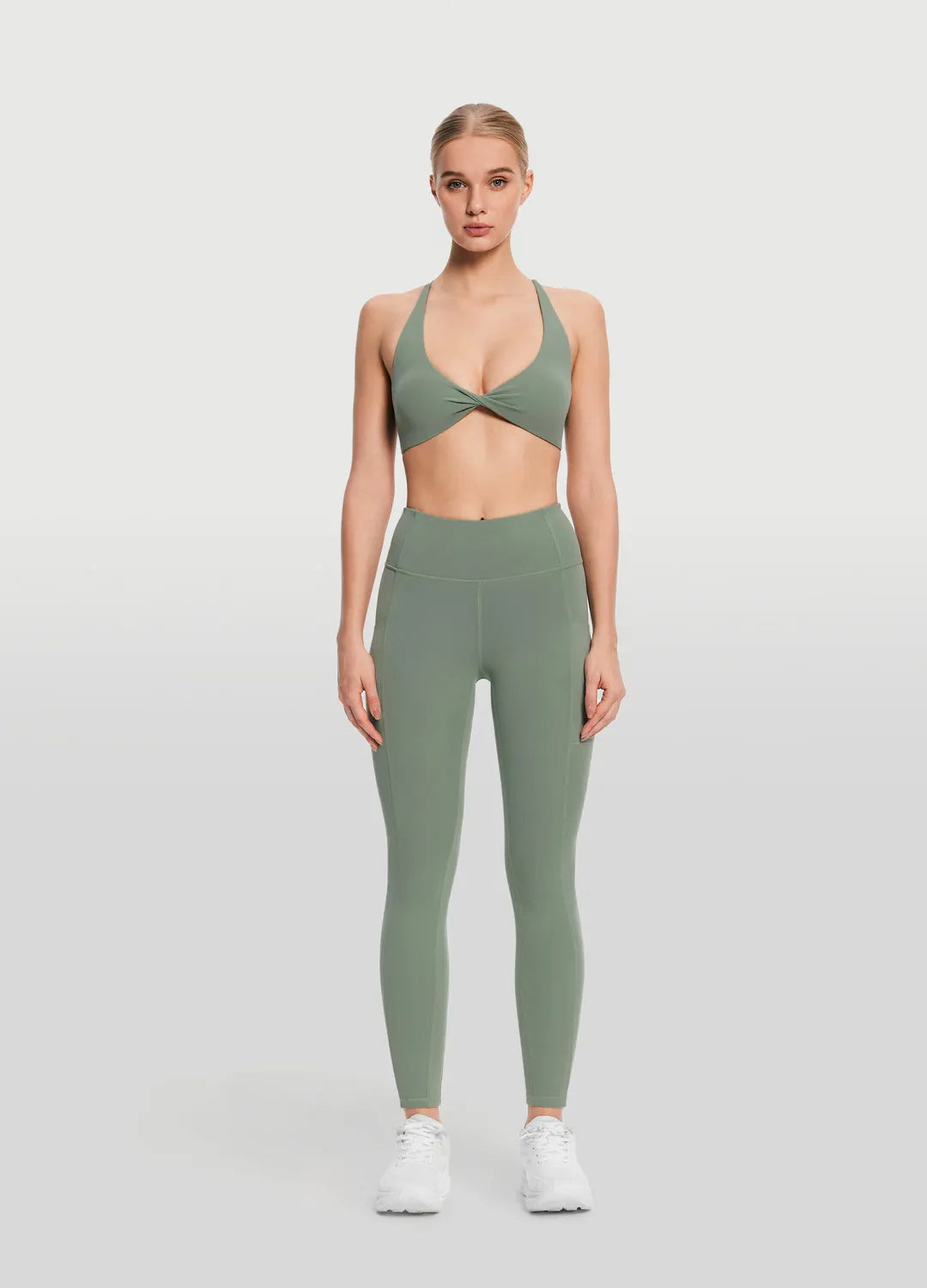 Flattering High-Waisted Leggings with Convenient Side Pockets